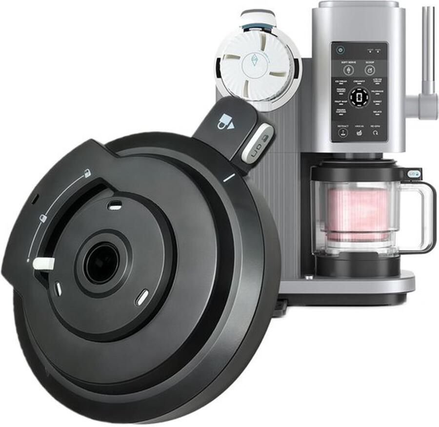 Vervangend deksel voor NC701EU ijsmachine buitenschaal lekvrij reservedeksel compatibel met (geen peddel) accessoires voor de NC701EU