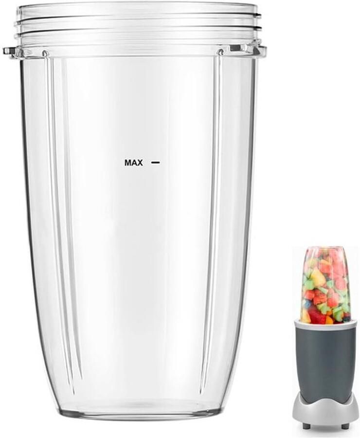 Vervangende beker voor sapcentrifuge 900 W 600 W compatibel met de elektrische -mixer