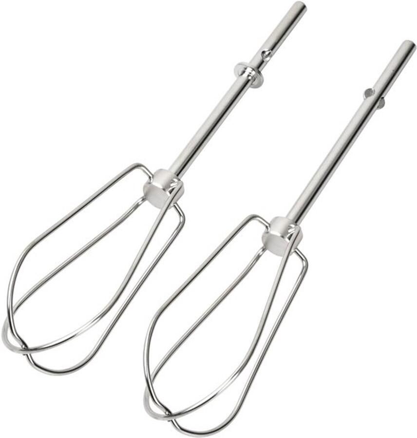 Vervangende handmixer 2 stuks roestvrijstalen klopper voor eierklopper 18 5 cm elektrische mixeronderdelen handmixer turbokloppers keukenmenghulpstukken voor het mengen van melk ei