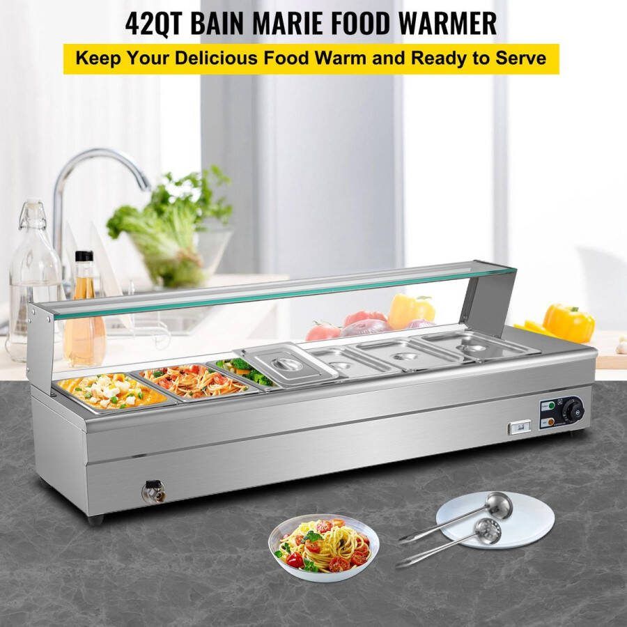 Vevor Professionele Combisteel Etagere Keramisch Verwamd 1 Niveau 1200