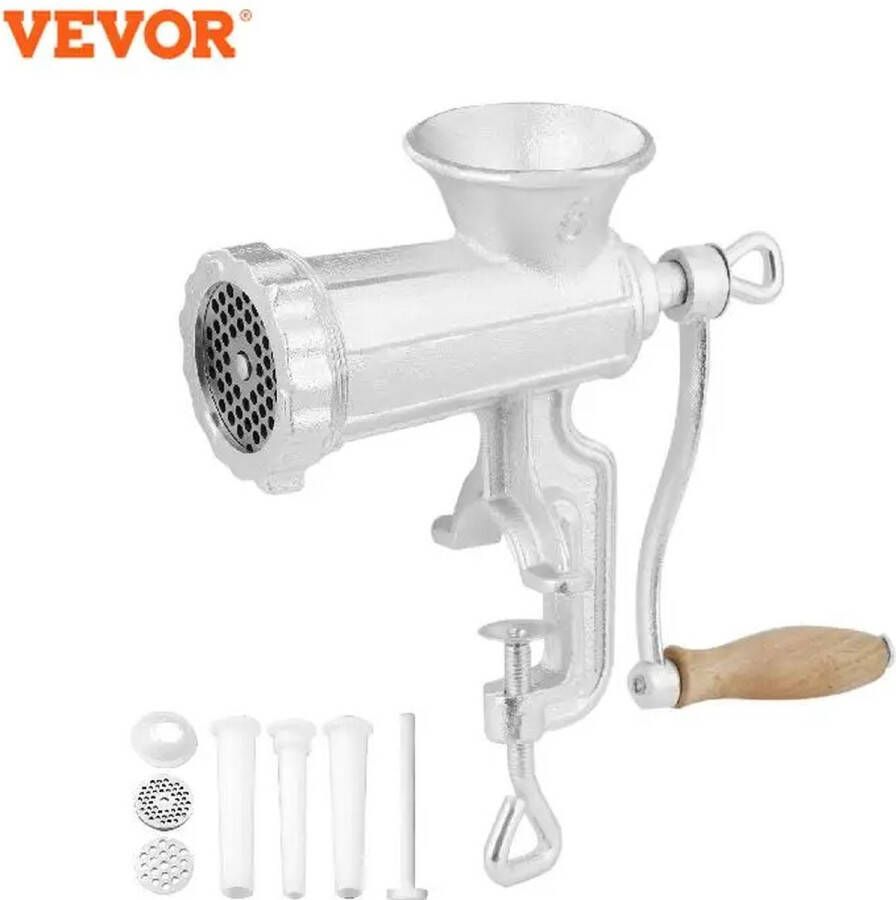 Vevor Go-shipping Vleesmolen Draagbare Keukenmachine Gehaktmolen Multifunctioneel Worstenmaker Roestvrijstaal