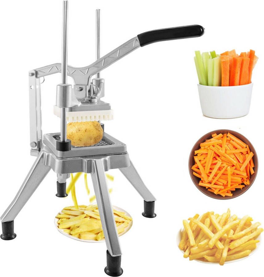 Vevor Groentesnijder l Multifunctionele Groentesnijder l Groentesnijder Handmatig l Keuken Apparatuur Snijder l Groentesnijder Machine l Groentehakker l Zilver - Foto 1