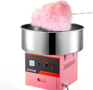 Vevor Suikerspinmachine Suikerspinmaker Kinderfeestjes Voor Feestjes en Partijen Roze