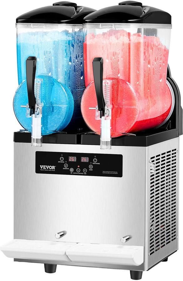Vevor 12Lx2 Commerciële Slush-ijsmachine Margarita Smoothie-drankmaker