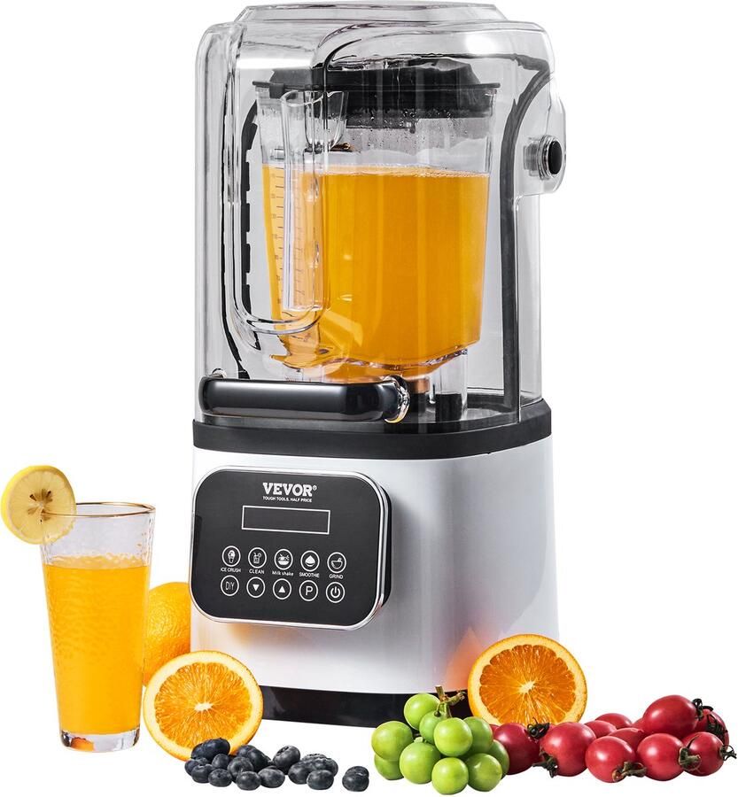 Vevor Blender CommerciëLe Standmixer Smoothie Maker 2L Keukenapparatuur 2200W