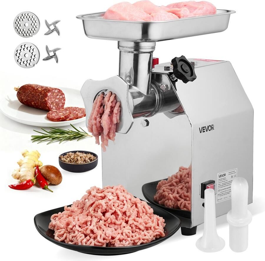 Vevor Commerciële Elektrische Vleesmolen 2 49 Kg Min Worstmachine Keuken