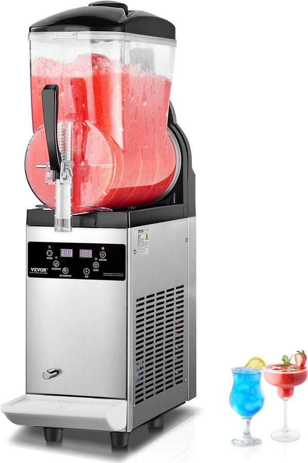 Vevor Commerciële Slushy Machine 12L Margarita Smoothie Frozen Drink Maker