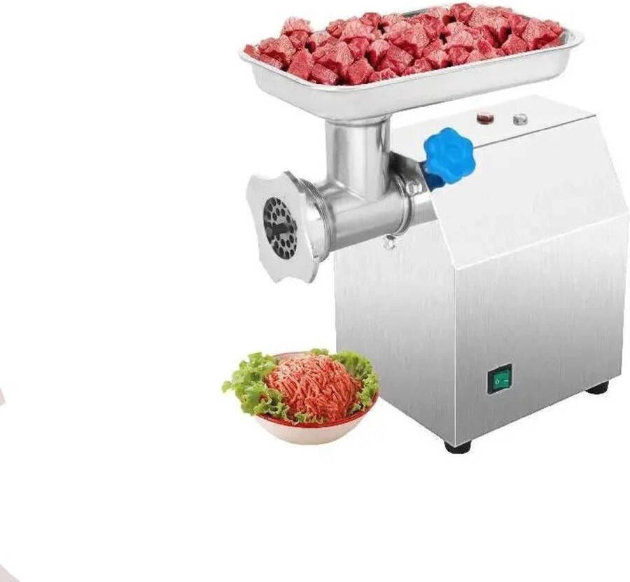 Vevor. Vevor Elektrische Vleesmolen 300W Voor Alle Soorten Vlees Worstenmaker Gehakt 122Kg H Zilver