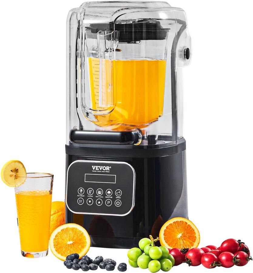 Vevor Professionele Blender CommerciëLe Standmixer 2L Smoothies Shakes