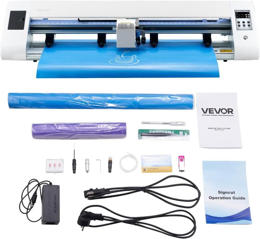 Vevor Snijmachine Vinylsnijder Automatische Randdetectie 600mm