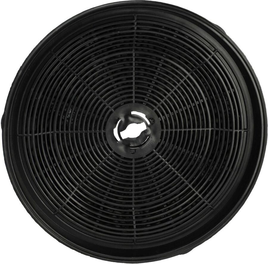 VHBW 2x actieve-koolfilter compatibel met Belling 444445508 444445507 444445506 444445505 444445504 444445503 444445502 afzuigkap – 19 cm
