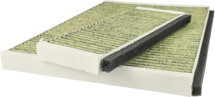 VHBW 2x vervangingsfilters voor Viva VVZ53V70 voor afzuigkappen 2x actieve-koolfilters grijs-wit