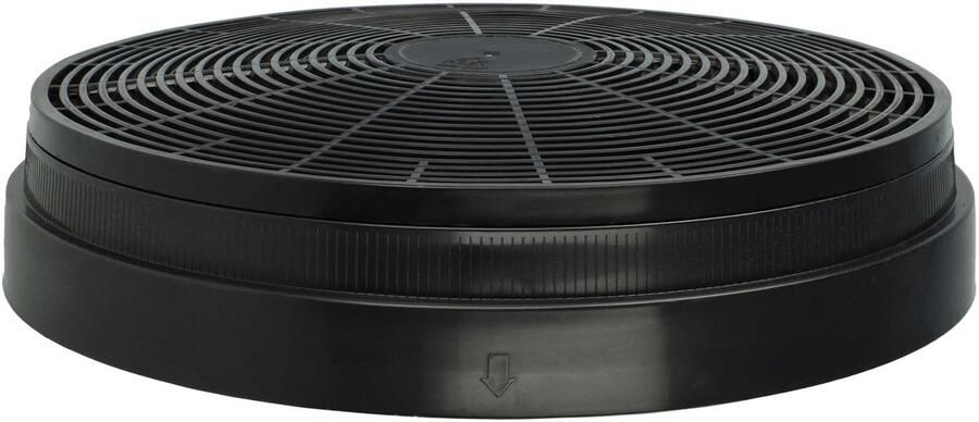 VHBW 8x Actieve koolstoffilter vervanging voor Exquisit CF110 K10001 4016572013856 T1CHF01 afzuigkap 17 5 cm