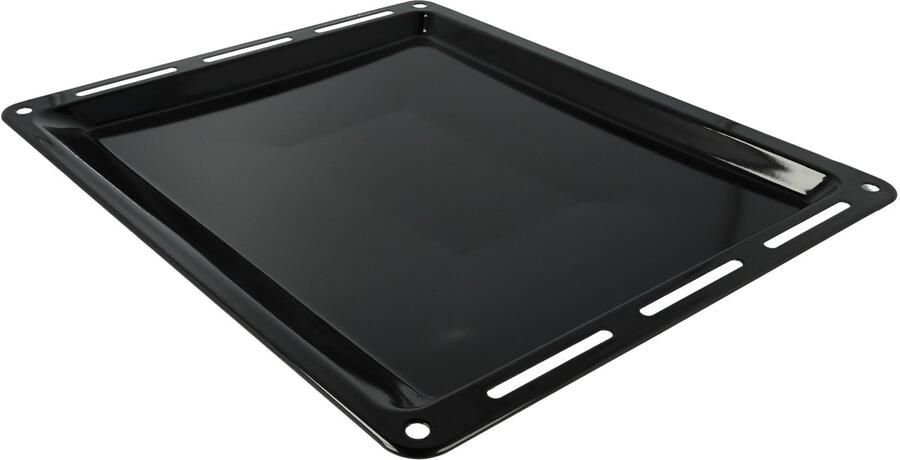 VHBW Vervangende bakplaat voor AEG 3423981020 3423981061 3531939050 oven 42 2 x 37 6 x 2 cm antiaanbaklaag geëmailleerd zwart