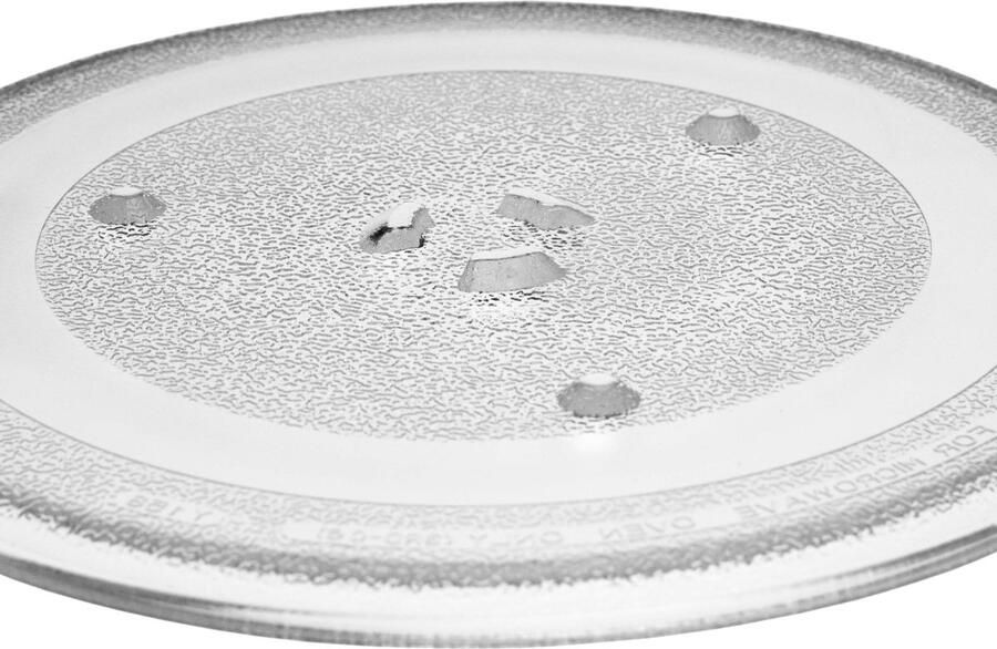 VHBW Magnetron draaiplateau compatibel met Samsung CE2815NR BWT CE281DN CE281DNR magnetrons draaiplateau met Y-vormige bevestiging 28 8 cm glas transparant