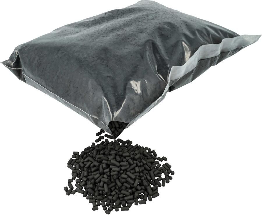 VHBW navulverpakking van 2 5 kg actieve koolpellets compatibel met de Berbel BIH 100 ST BIH 115 SKC en BIH 110 EG afzuigkappen – diameter 3–4 mm