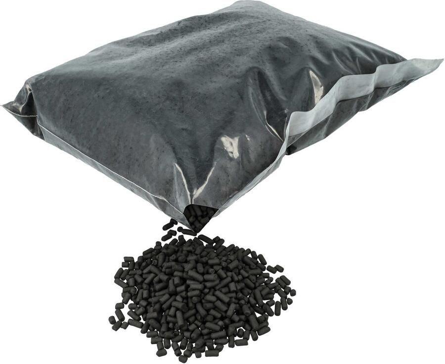 VHBW navulverpakking van 2 5 kg actieve koolpellets compatibel met de Berbel BDL 115 SKE-I en BDL 115 SKE-GW BO afzuigkap – diameter 3–4 mm