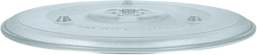 VHBW Universeel draaiplateau voor magnetrons Draaiplateau 27 cm glas transparant