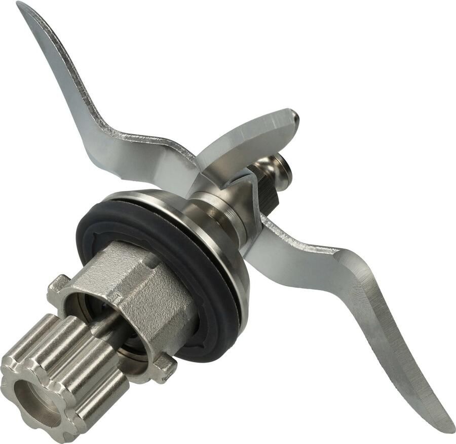 VHBW -vervangingsmes voor Silvercrest SKMK1200C3-28 voor keukenmachine – Met 4 roestvrijstalen messen incl. afdichtring