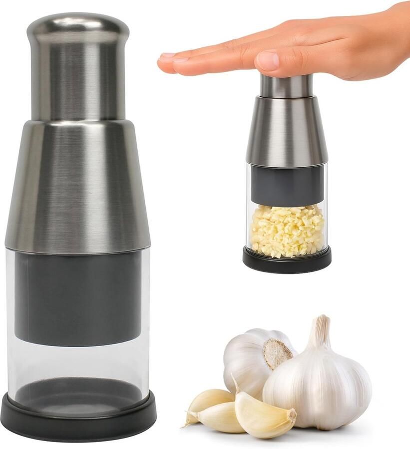 VHV Hakmolen Handmatige hakmolen Knoflookpers Groentehakker Keukenhakker Voedselhakmolen Snel ingrediënten voorbereiden Handmatig bedienen Voor keuken Voor meal prep Voor dagelijks koken