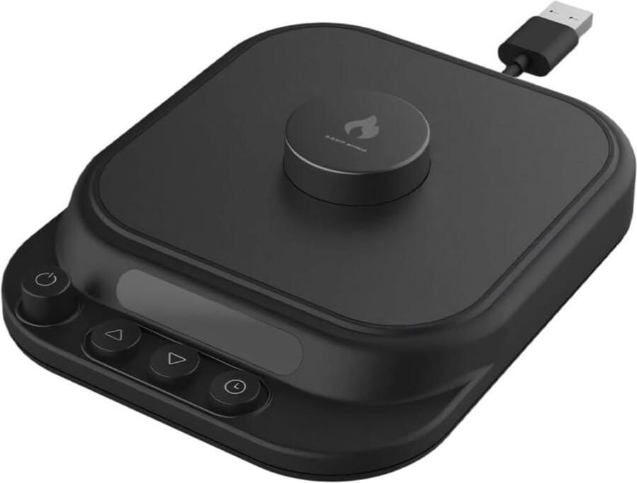 VHV -Koffiewarmer Mokverwarmer Bekerwarmer Warmhoudplaatje 5 temperatuurstanden Elektrisch Voor bureau kantoor en thuis Voor koffie thee en melk Zwart