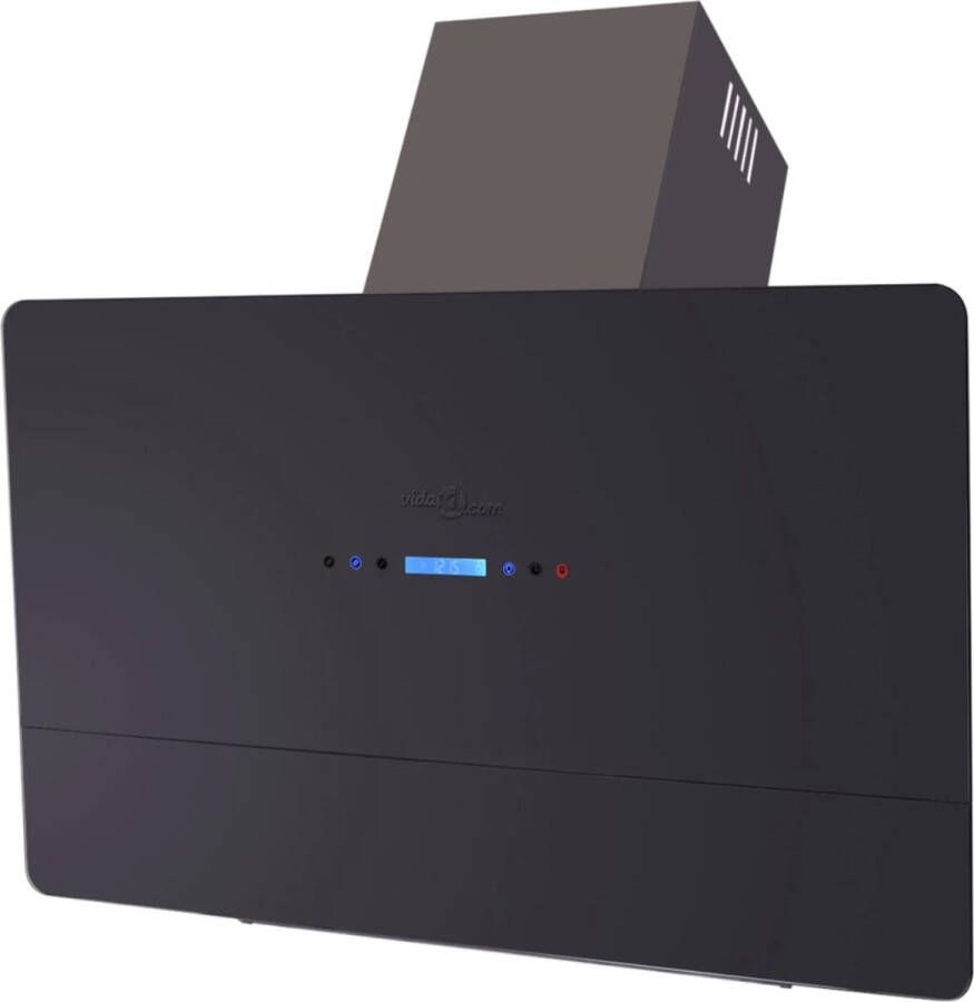VidaXL Afzuigkap met touch scherm zwart 900 mm - Foto 1