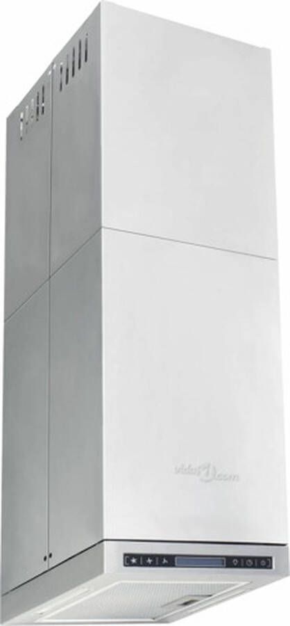 VidaXL Eilandafzuigkap LCD-scherm sensor 756 m³ u LED