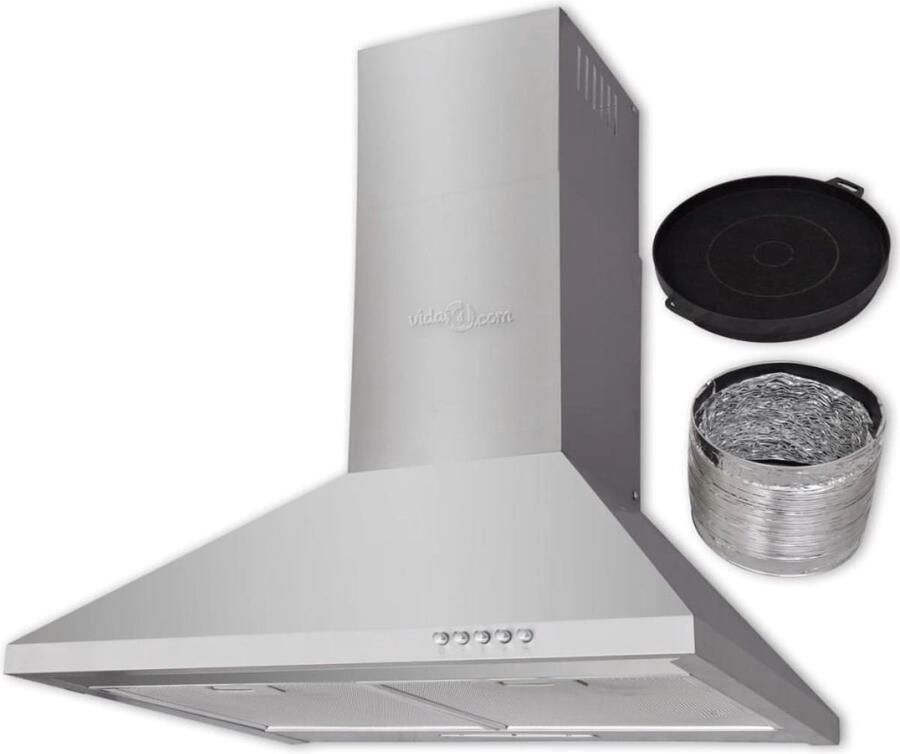 VidaXL Afzuigkap 600 mm roestvrij staal - Foto 2
