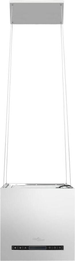 VidaXL Afzuigkap hangend met aanraaksensor LCD 37 cm roestvrij staal - Foto 2