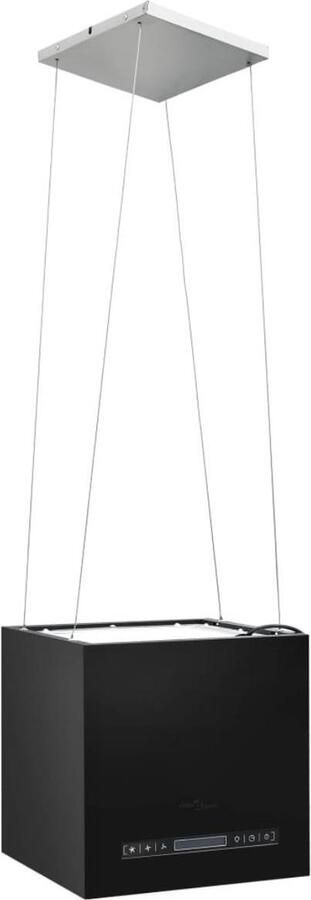 VidaXL Afzuigkap hangend met aanraaksensor LCD 37 cm staal - Foto 2