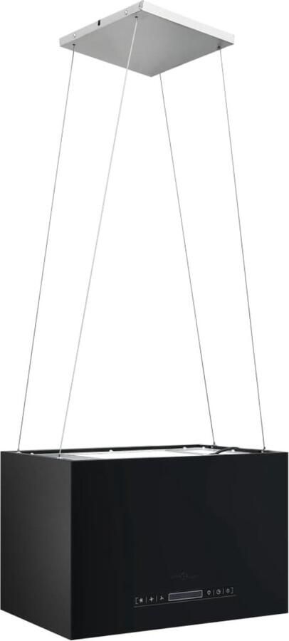 VidaXL Afzuigkap hangend met aanraaksensor LCD 55 cm staal - Foto 2