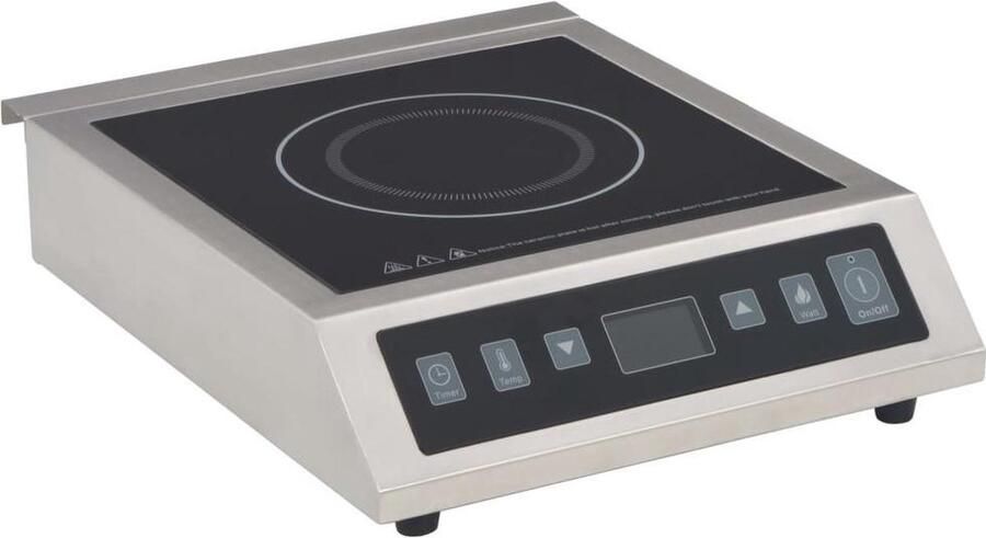 VidaXL Inductiekookplaat met aanraakscherm 3500 W