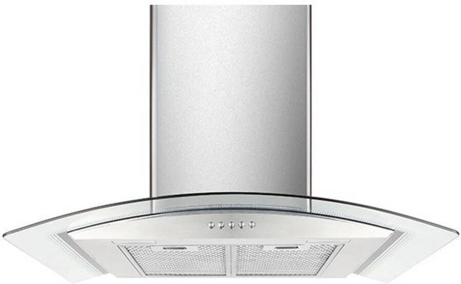 Viking Choice Afzuigkap glas RVS – 650 m³ u – 3 Snelheden