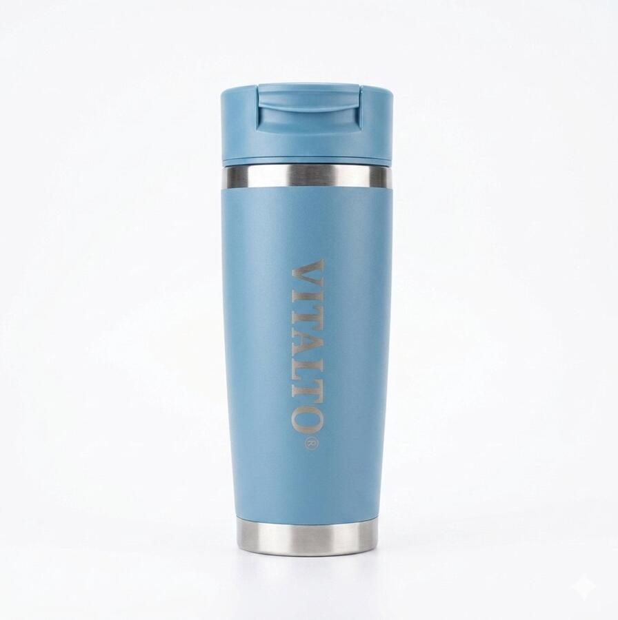 VITALTO V1 SERIES Draagbare Blender Portable Blender BPA vrij Smoothie maker Vaatwasserbestendig 700ML-USB-C Oplaadbaar Blauw
