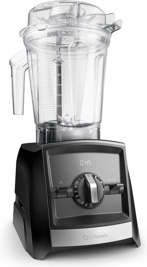 Vitamix A2500i Ascent high performance blender 3 programma's 2.2 PK motor 2 liter kan 10 jaar garantie zwart