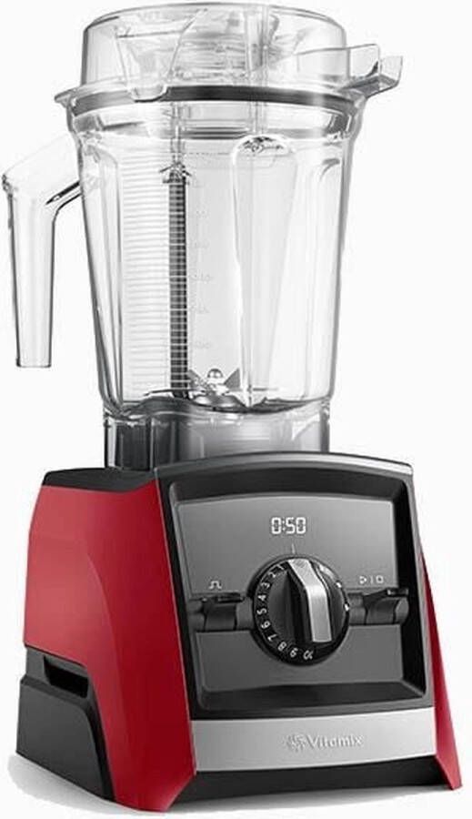 Vitamix A2500i Ascent high performance blender 3 programma's 2.2 PK motor 2 liter kan 10 jaar garantie rood