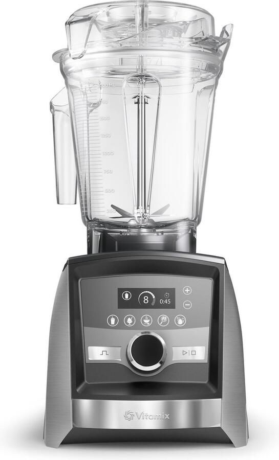 Vitamix A3500i Ascent high performance blender LCD display 5 programma's 2.2 PK motor 2 liter kan 10 jaar garantie RVS