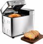 Vivid Green Broodbakmachine Warmhoudfunctie & Timer 18 programma's 500 1000 gram PFAS vrij Glutenvrij programma Broodmachine 600W RVS - Thumbnail 1
