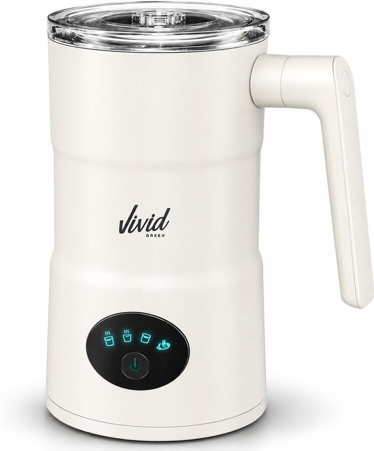 Vivid Green Melkopschuimer Schenktuit 4-in-1 Melkschuimer Elektrische Melkklopper Creme