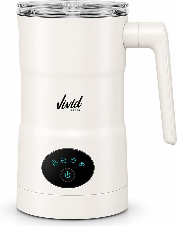 Vivid Green Melkopschuimer Schenktuit 4-in-1 Melkschuimer Elektrische Melkklopper Creme