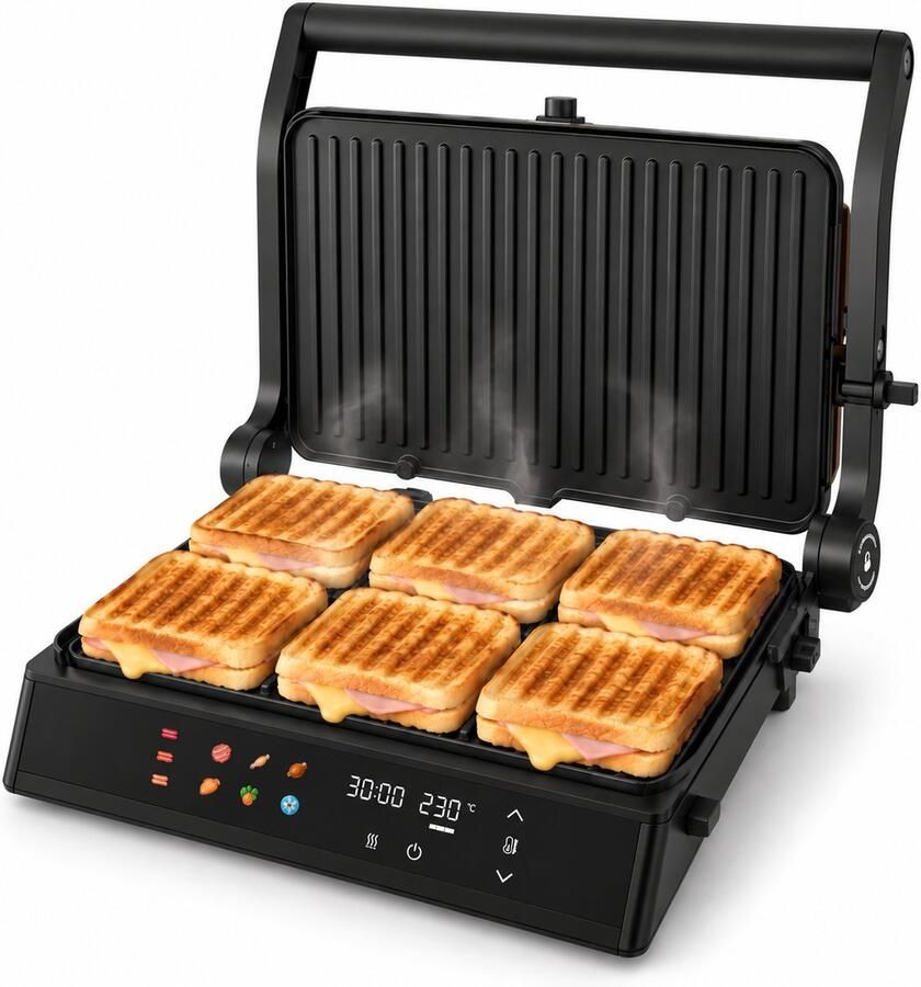 Vivid Green Tosti-ijzer Groot Display