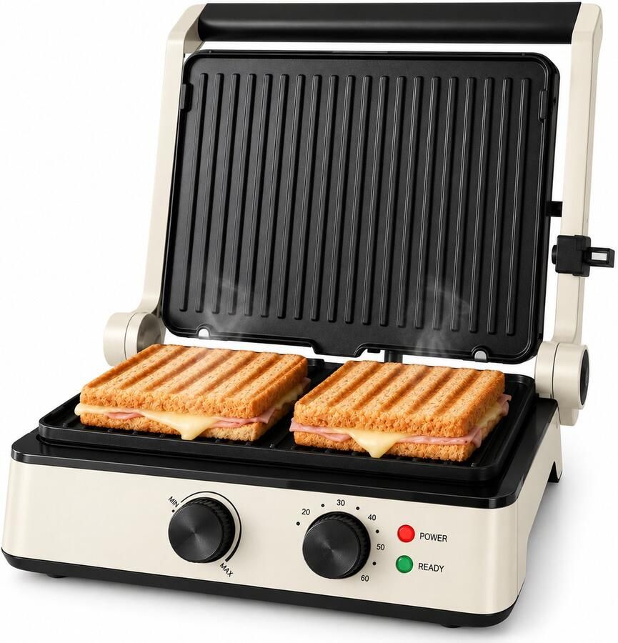 Vivid Green Tosti-ijzer Timer+ Crème