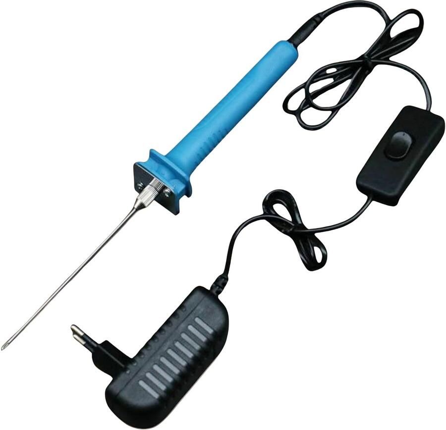 Vixson Piepschuimsnijder Foam Cutter Elektrische Schuimsnijder met Hete Draad Styroporsnijder voor Modelbouw en Hobby Inclusief Ergonomisch Antisliphandvat 100 mm FOAMPEN