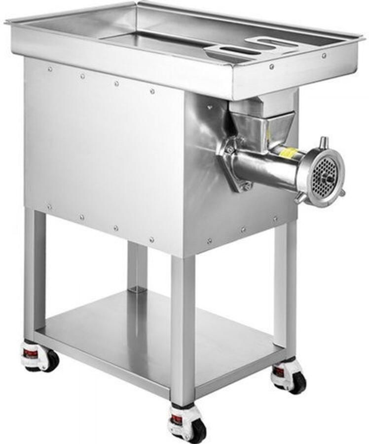 Vleesmolen Elektrisch 2200 W Vermogen 9 98 kg min Capaciteit Roestvrij Staal Materiaal Commercieel Gebruik Worstmachine