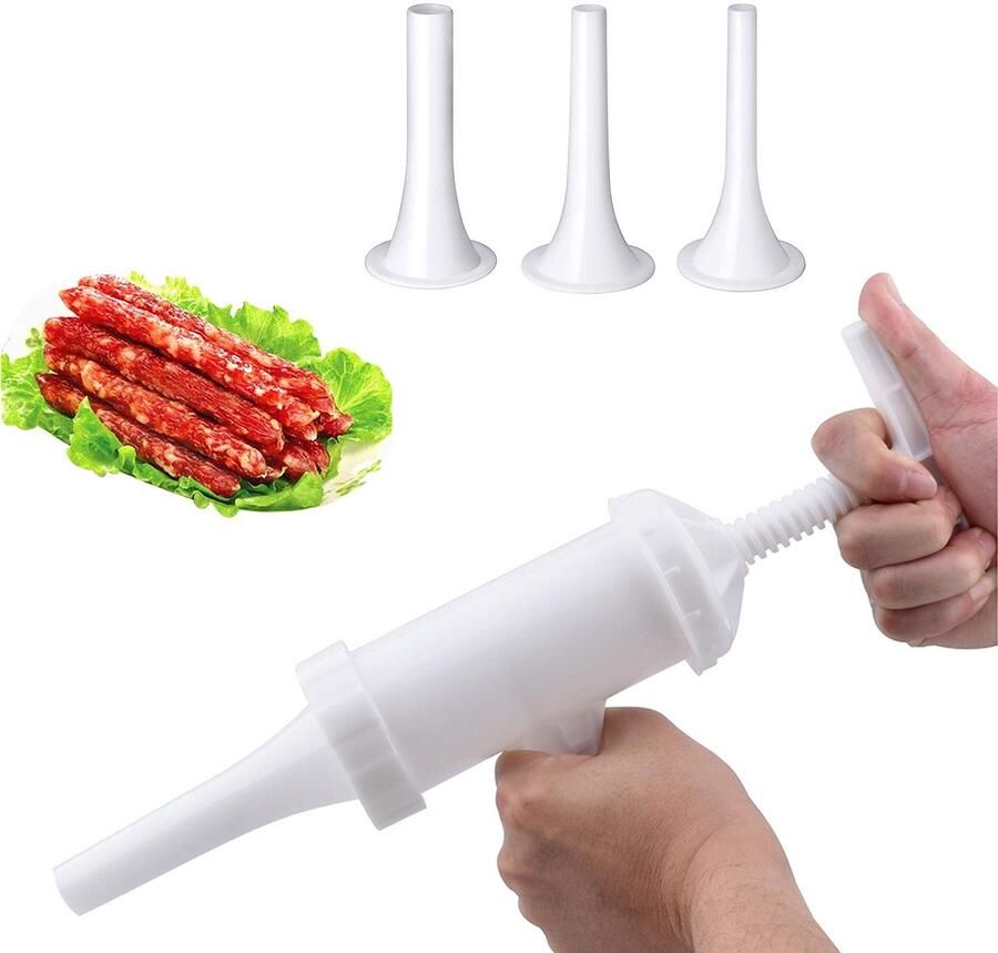 Vleesmolen Handmatig 3 Vulslangen
