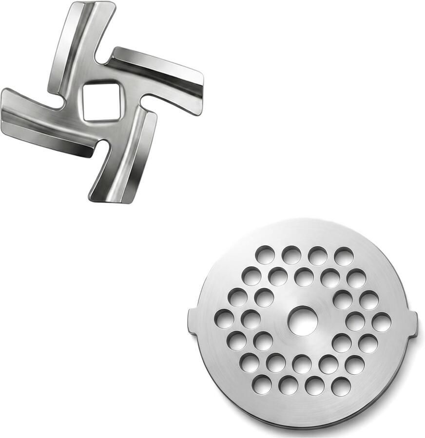 Vleesmolen Mes en Maalplaat 54 mm RVS 5 mm