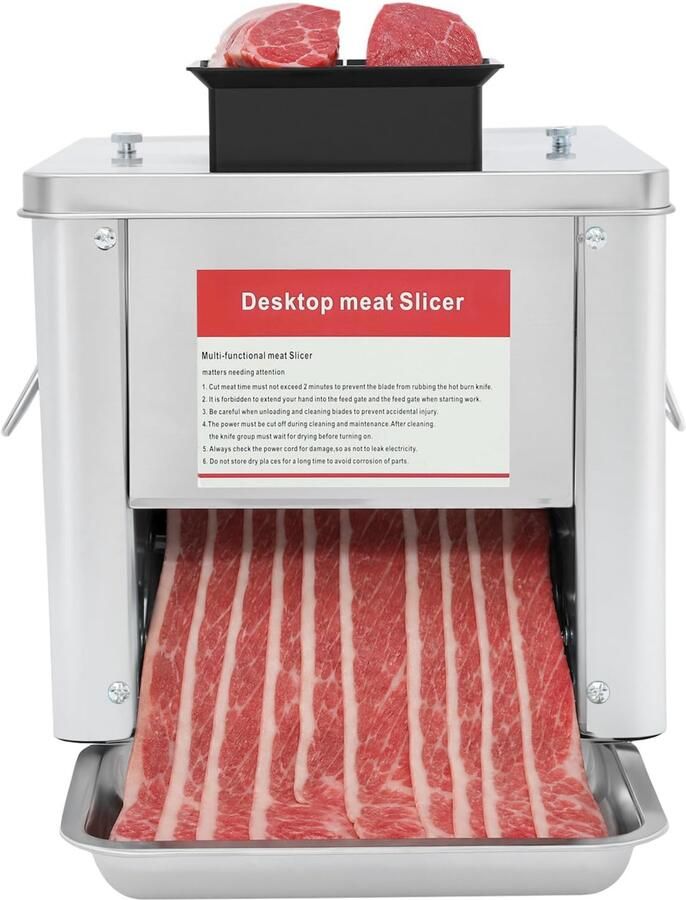 Vleessnijder 850 W Roestvrij staal 15 mm snijdikte