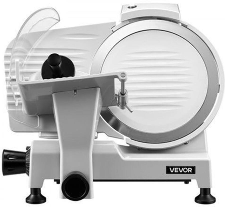 Vleessnijmachine Elektrisch 300 W Vermogen 25 cm Koolstofstaal Mes Instelbare Snijdikte 0-12 mm Voor Vlees En Brood Keuken Snijmachine