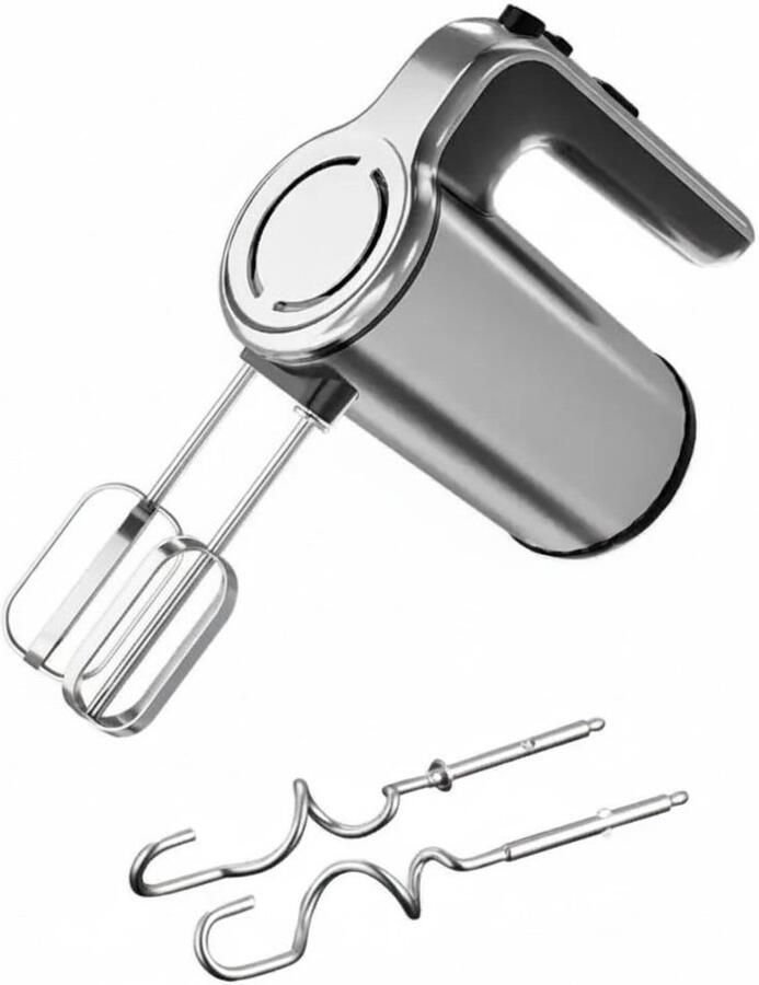 Voltz Oliver Handmixer 5-Speed met Turbo Deeghaken & Klitters RVS