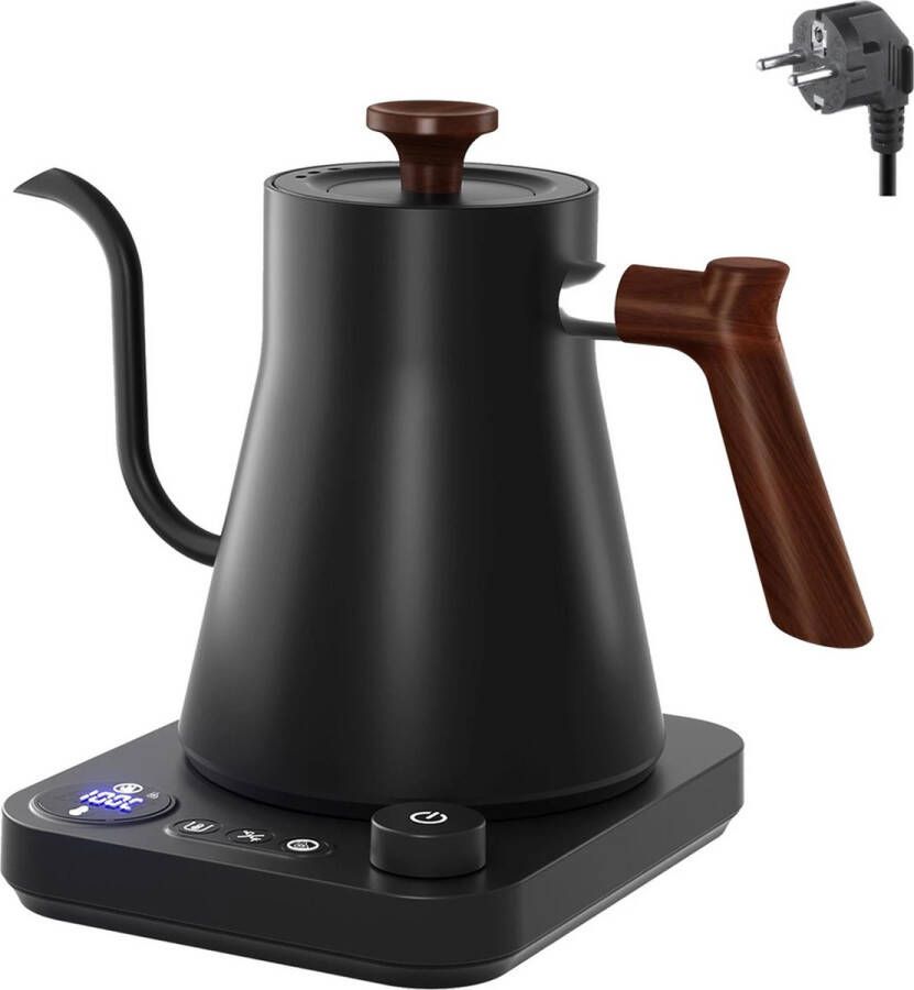 Vostara Elektrische Zwanenhals Ketel Waterkoker Verwarmings Ketel Voor Koffie En Thee 900ml 220V Gooseneck Kettle Pour over Kettle